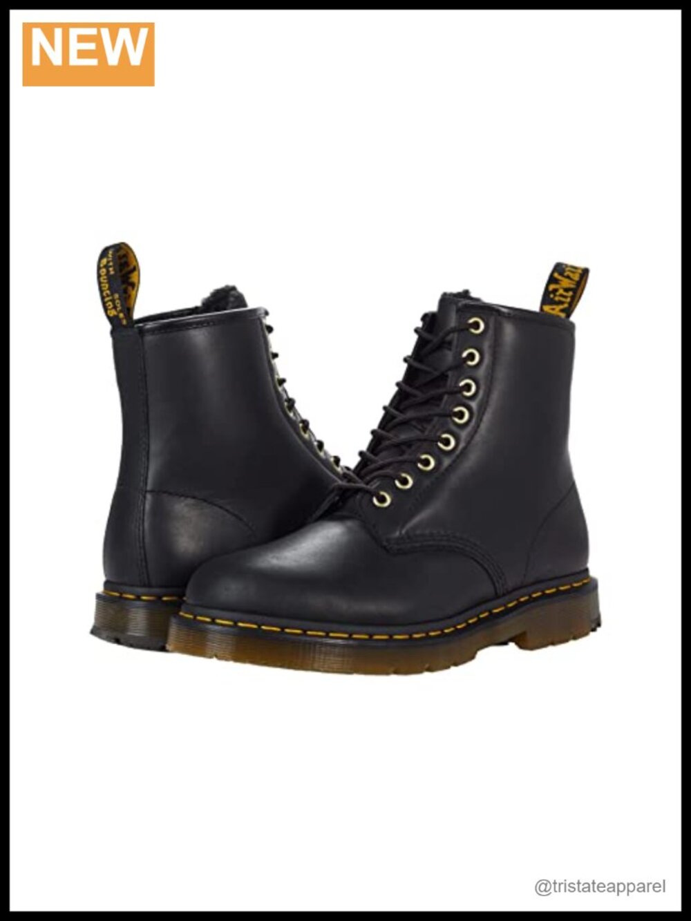 Dr. Martens 1460 Waterproof Ankle Boots Fleece Lined WinterGrip Sole